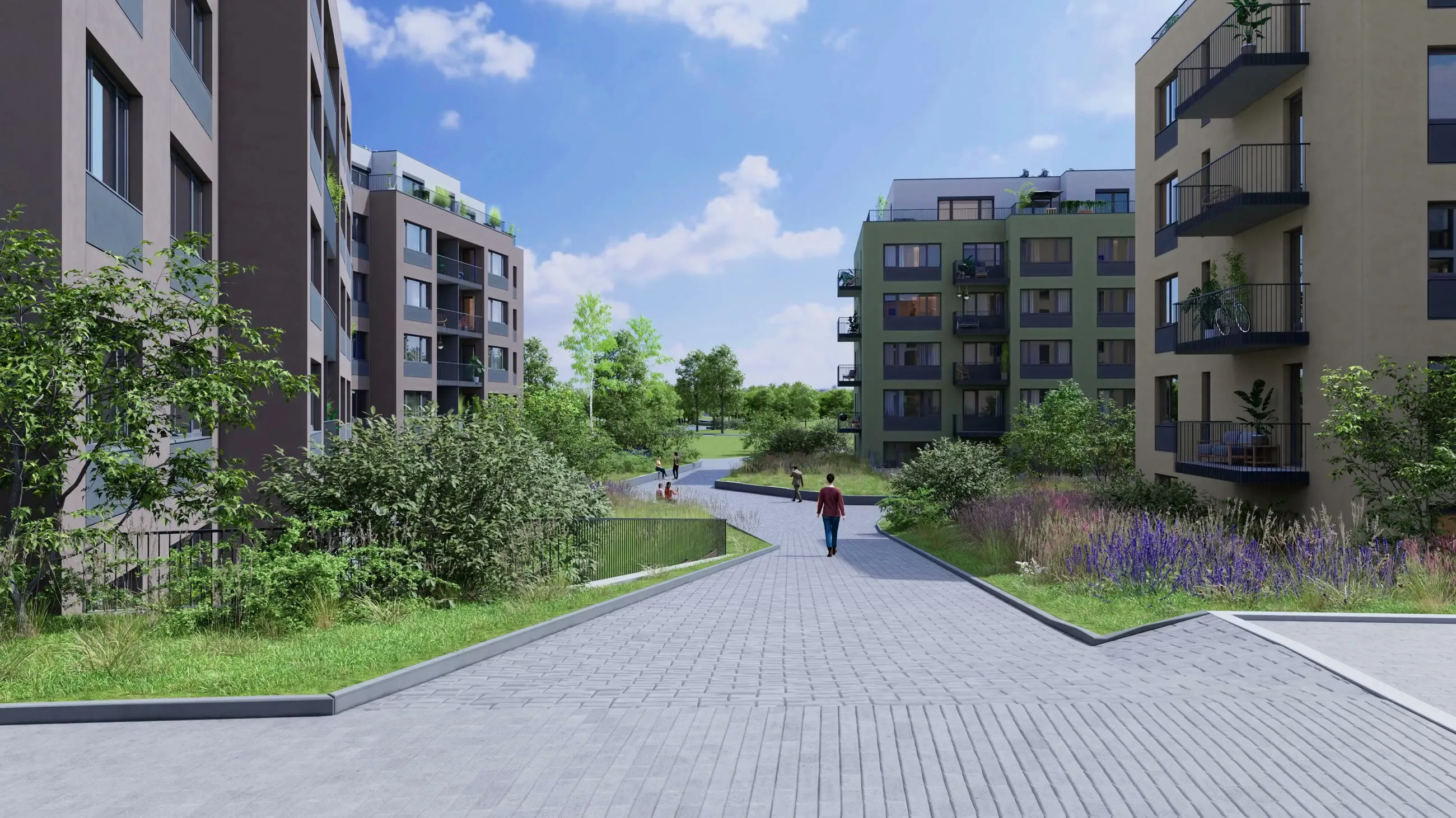 Vizualizace projektu Cihlářka Kolín