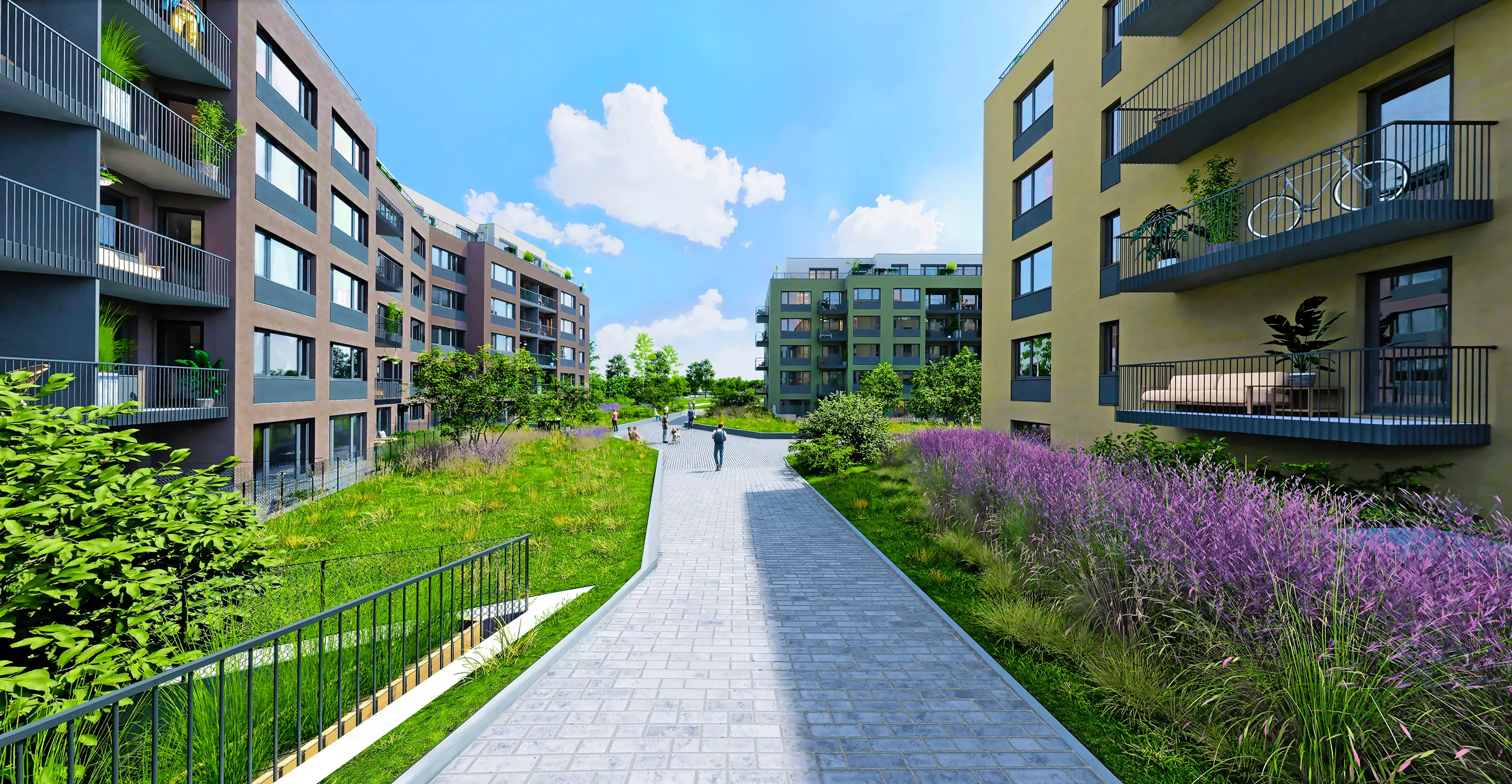 Vizualizace projektu Cihlářka Kolín